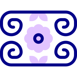 diseño floral icono