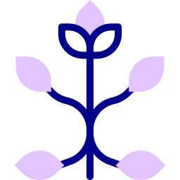 Floral design icon