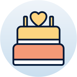 Birthday cake icon