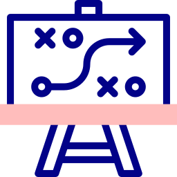 stratégie Icône