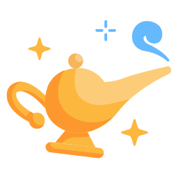 Genie lamp icon