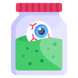 Eye jar icon