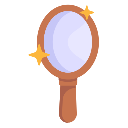 Magic mirror icon