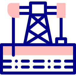 minería de petróleo icono