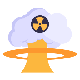 wybuch jądrowy ikona