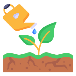 Watering plants icon