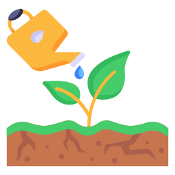 Поливать растения иконка