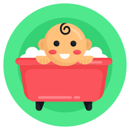 Детская ванночка иконка
