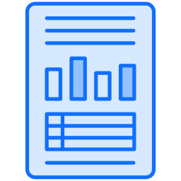 rapport d'activité Icône