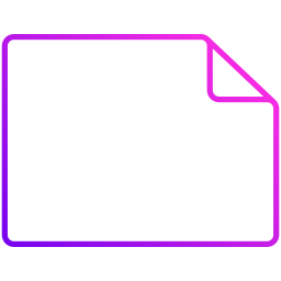 Blank paper icon