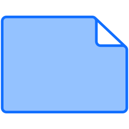 Blank paper icon