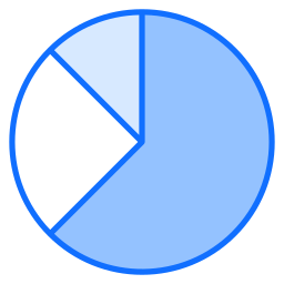 cirkeldiagram icoon