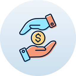 Money exchange icon