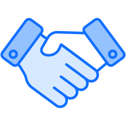Партнерское рукопожатие иконка