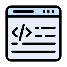 Web coding icon