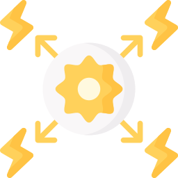 Solar energy icon