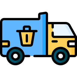 Garbage truck icon