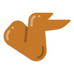 asas de frango Ícone