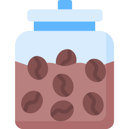 Coffee beans icon