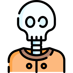 scheletro icona