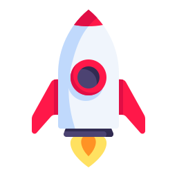 Rocket launch icon