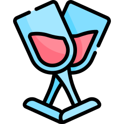 Champagne glass icon