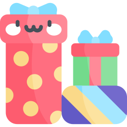 caja de regalo icono