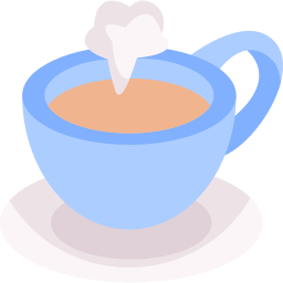 Hot coffee icon