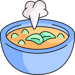 Hot soup icon