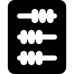 School abacus icon