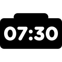 Цифровые часы иконка