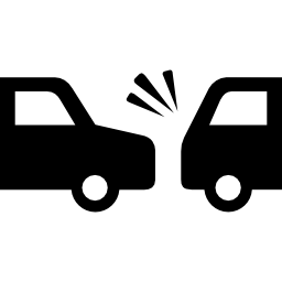 Rear end collision icon