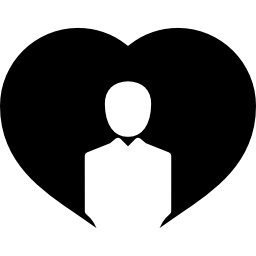 Person inside a heart icon
