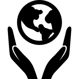 World in your hands icon
