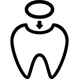 relleno de dientes icono