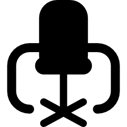 krzesło i biurko ikona