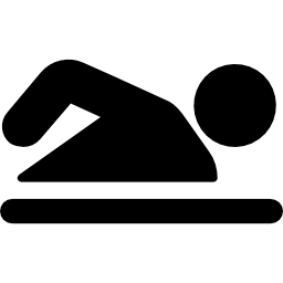 Swimming person icon