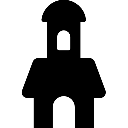 tempio semplice icona
