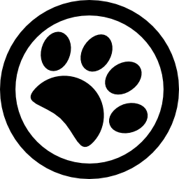 Pet footprint icon