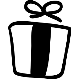 caja de navidad icono