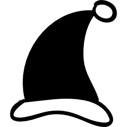 czapka Świętego mikołaja ikona
