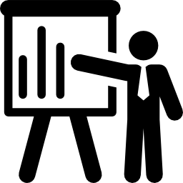 Business presentation icon