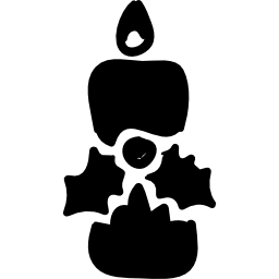 Decorative candle icon
