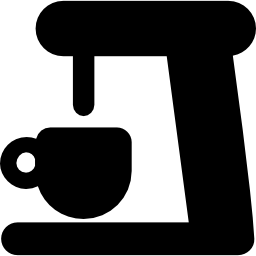 silueta de máquina de café icono