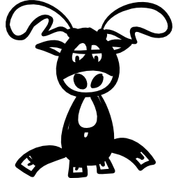 Cartoon Reindeer icon