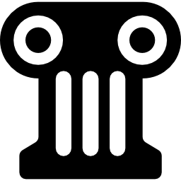 griekse kolom icoon