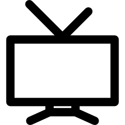televisão com antena Ícone