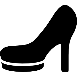 scarpa con tacco icona