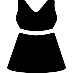korte jurk icoon