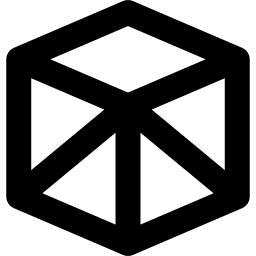 divisioni del cubo icona